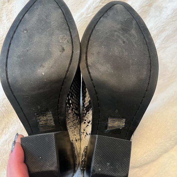 Jeffrey Campbell rare snake skin booties worn once to small for me - Picture 3 of 3